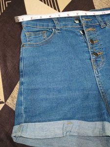 Cute Denim High Waisted Shorts
