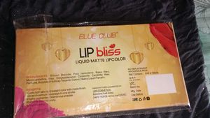 Blue Club Liquid Matte Lipstick Set