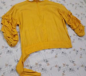 💛 :### *Title:**Mustard Sunshine Cat Graphic Crop