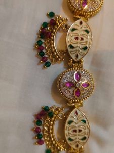 a very beautiful hand bracelet ( party wear)