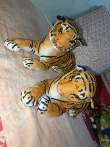 Set of 2 Cute Tiger Plush Toys