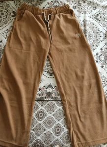 Comfortable Brown Trousers with tshirt