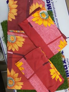 💥 TC Cotton Double Bedsheet With 2 Pillow Covers