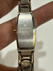 Romanson 23K Gold-Plated Swiss Quartz Watch ✨