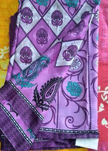 ｡⁠*⁠♡ elegant purple Saree⁠｡⁠*⁠♡💜