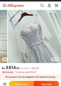 A Line O Neck Long Evening Gown Dress
