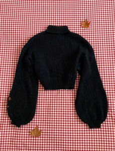 Cropped Dear Sweater