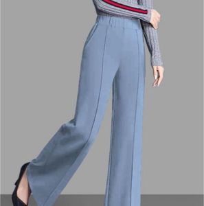 Women powderBlue wide Leg Pants