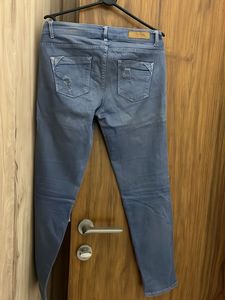 Zara Light Blue Distressed Denim Jeans