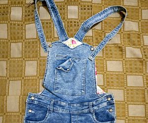 Women's Blue Denim Overalls