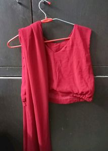 Red Embroidery Suit