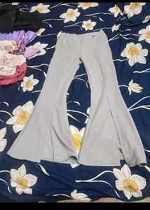 Flared Leggings - Light Grey