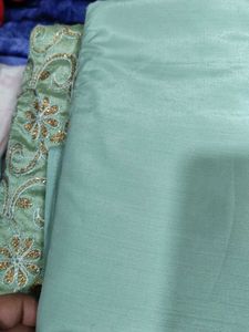 Elegant Embroidered Dress Material