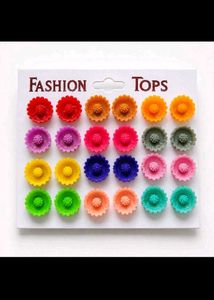 Cute Flower Stud Earrings Set