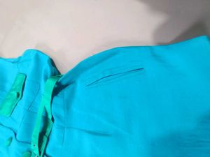 Teal Utility Jumpsuit