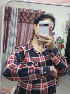 Chic Plaid Cropped Shirt