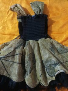 Baby Girl Party Wear Frock 12-18 Months - Golden B