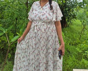 Boho Floral Print Maxi Dress