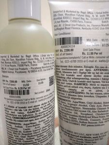 A mild shampoo &amp; Conditioner Coconut Oil and Amino