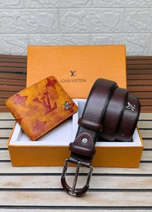 louis vuitton  Belt &amp; Wallet Set