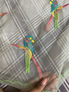 Embroidered Organza Dupatta