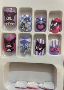 Kuromi Nail Extensions