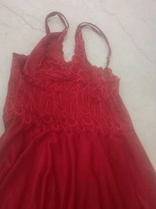 Elegant Red Nightdress