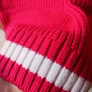 Pinkish red Knit Sweater Vest