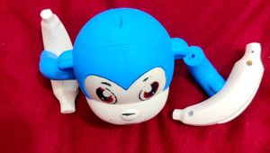 Electronic Fun Blue Monkey Toy ( New broken)
