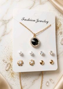 Fashion Jewelry Set - Necklace & Earrings