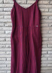 Red Checkered Jumpsuit