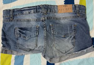 Cute Blue Denim Shorts