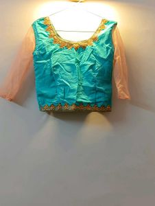 Sparkling Golden Lehenga Choli