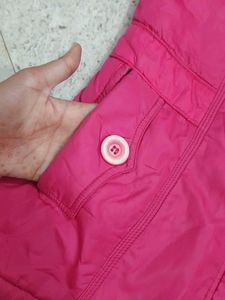 Pink Casual Jacket