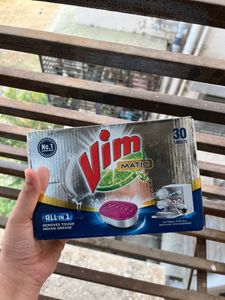 Vim Matic Dishwash All-In-One Tablets