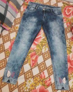 stratchable girls jeans combo
