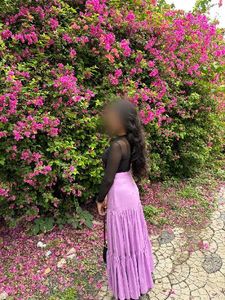 Bohemian Purple tiered skirt