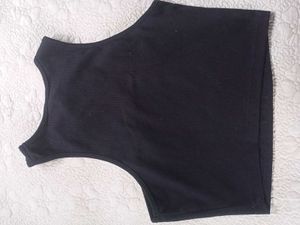 Stylish Cut-Out Ribbed Crop Top