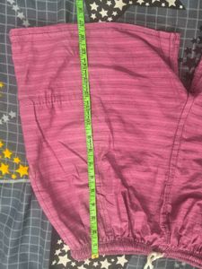 Pink Striped Comfortable Shorts