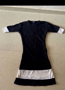 Chic Black &amp; White Striped Dress