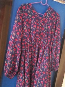 Floral Print Midi Dress
