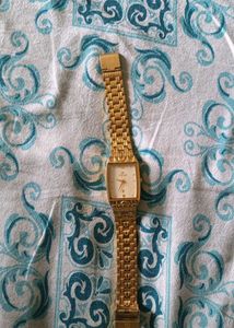 Titan Gold-Tone Analog Watch