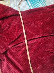 Cozy Red Fuzzy Lounge Set in XXL size