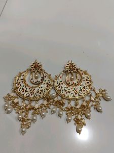 Kundan Chandbali big size