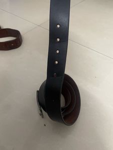 Classic Black Leather Belt