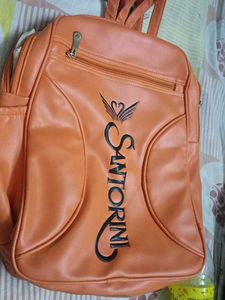 Orange Santorini Backpack