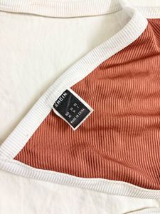 Ribbed Halter Neck Crop Top