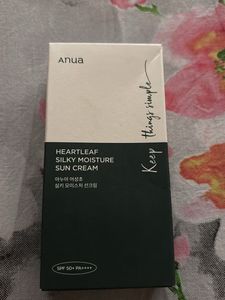Anua Heartleaf Silky Moisture Sun Cream SPF 50+