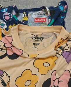 2 Sets of Disney Tshirt &amp; Pants