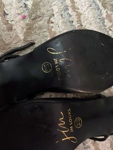 Elegant Black Slingback Heels